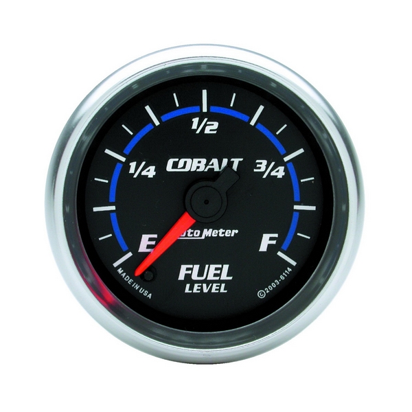 2-1/16" FUEL LEVEL, PROGRAMMABLE 0-280 Ω, COBALT